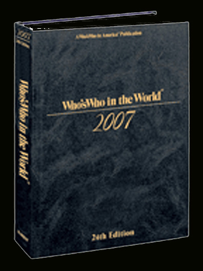 Bob Schott Marquis Who's Who in the World 2007 gifts from the sea