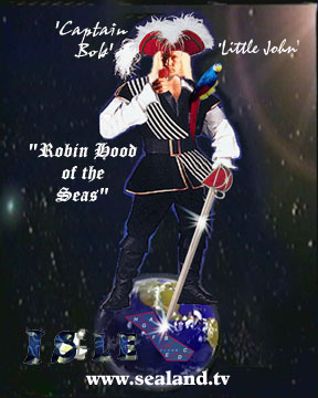 Captain Bob, Captain Jack Sparrow, Captin Barbossa true Pirates of the seas
