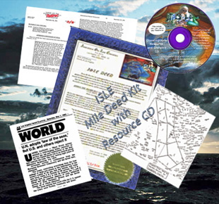 unique personalized gift square mile pacific ocean and resource cd